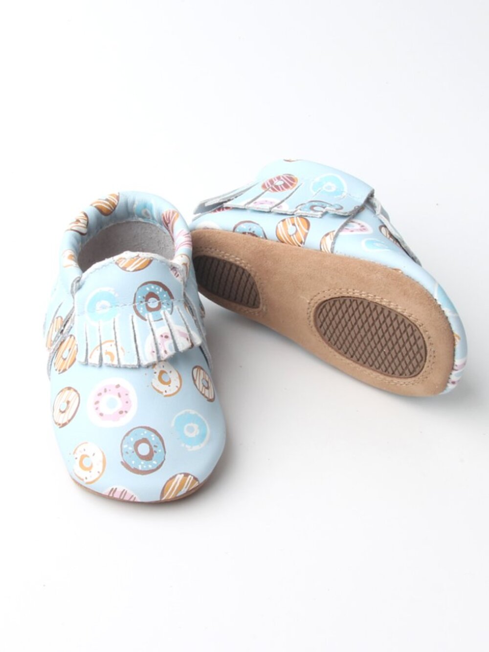 Starbie baby moccasins, toddler shoes 0-24 months